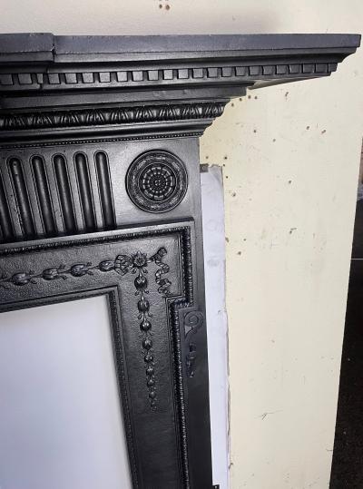 Antique Victorian stove surround - corner