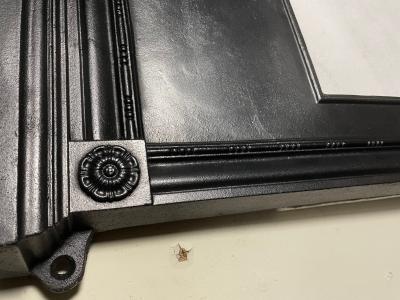 Antique 1920s 1930s Stove Surround - corner