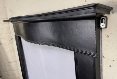Antique 1930’s cast iron fireplace - detail