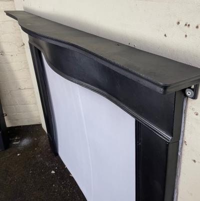 Antique 1930’s cast iron fireplace - shelf