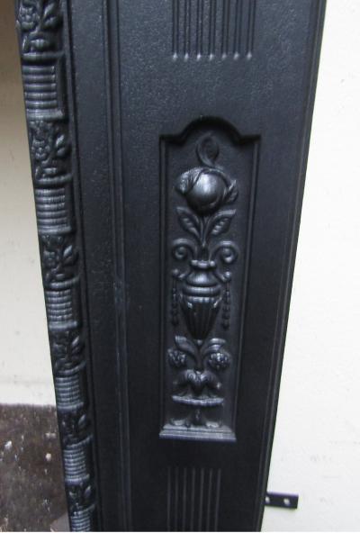 Victorian Cast Iron Stove Fire Surround - Leg Close