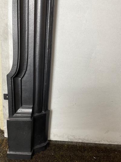 Antique Edwardian Cast Iron Stove Fire Surround - leg