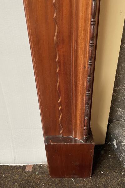 Antique 1920s / 1930s Mahogany Fire Surround - leg