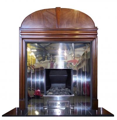 ART DECO MANTEL FIREPLACE