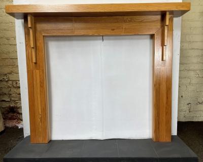 Reclaimed Oak Fire Surround