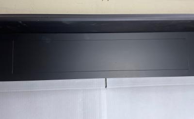Antique Edwardian slate fire surround - detail