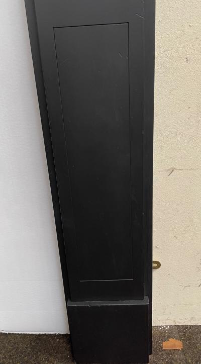 Antique Edwardian slate fire surround - leg