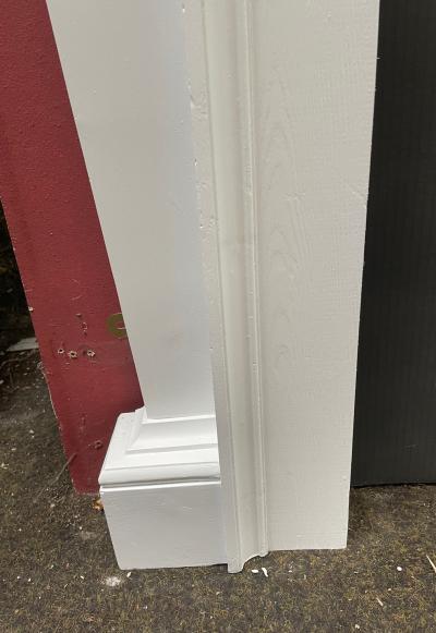 Antique Georgian Style Fire Surround - leg