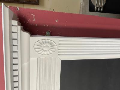 Vintage Georgian style fire surround - corner