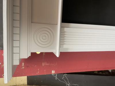 Georgian style fire surround - corner