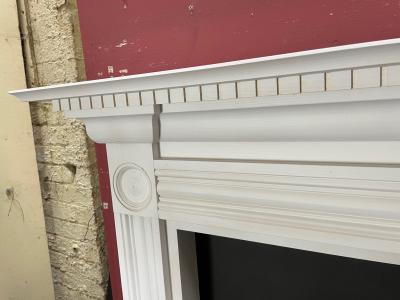 Large Georgian fire surround - detail