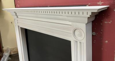 Large Georgian fire surround - shelf