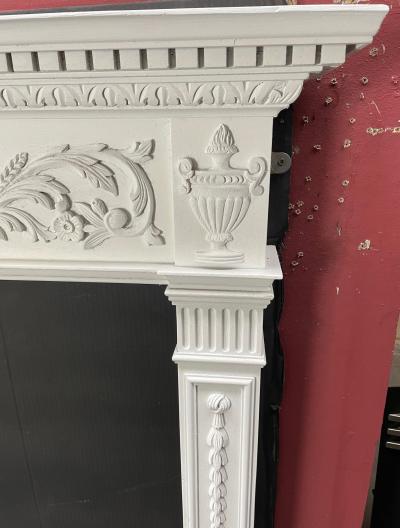 Vintage Georgian style fire surround - corner