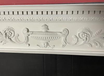 Vintage Georgian style fire surround - detail