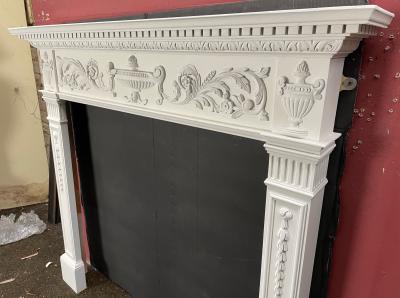 Vintage Georgian style fire surround - side
