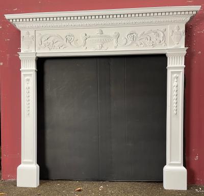Vintage Georgian style fire surround