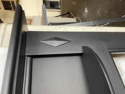 Antique 1920s / 1930s Art Deco Fire Surround - corner