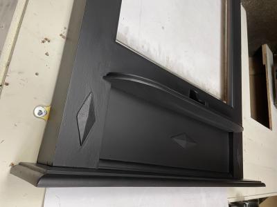 Antique 1920s / 1930s Art Deco Fire Surround - side