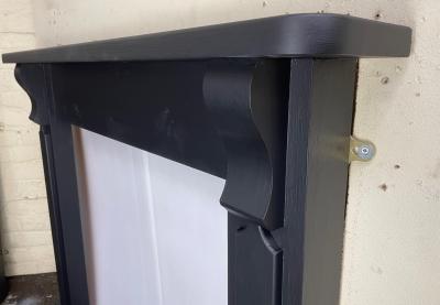 Reclaimed Edwardian Sstyle Wood Corbel Fire Surround - side