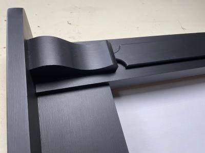 Reclaimed Edwardian Sstyle Wood Corbel Fire Surround - corner