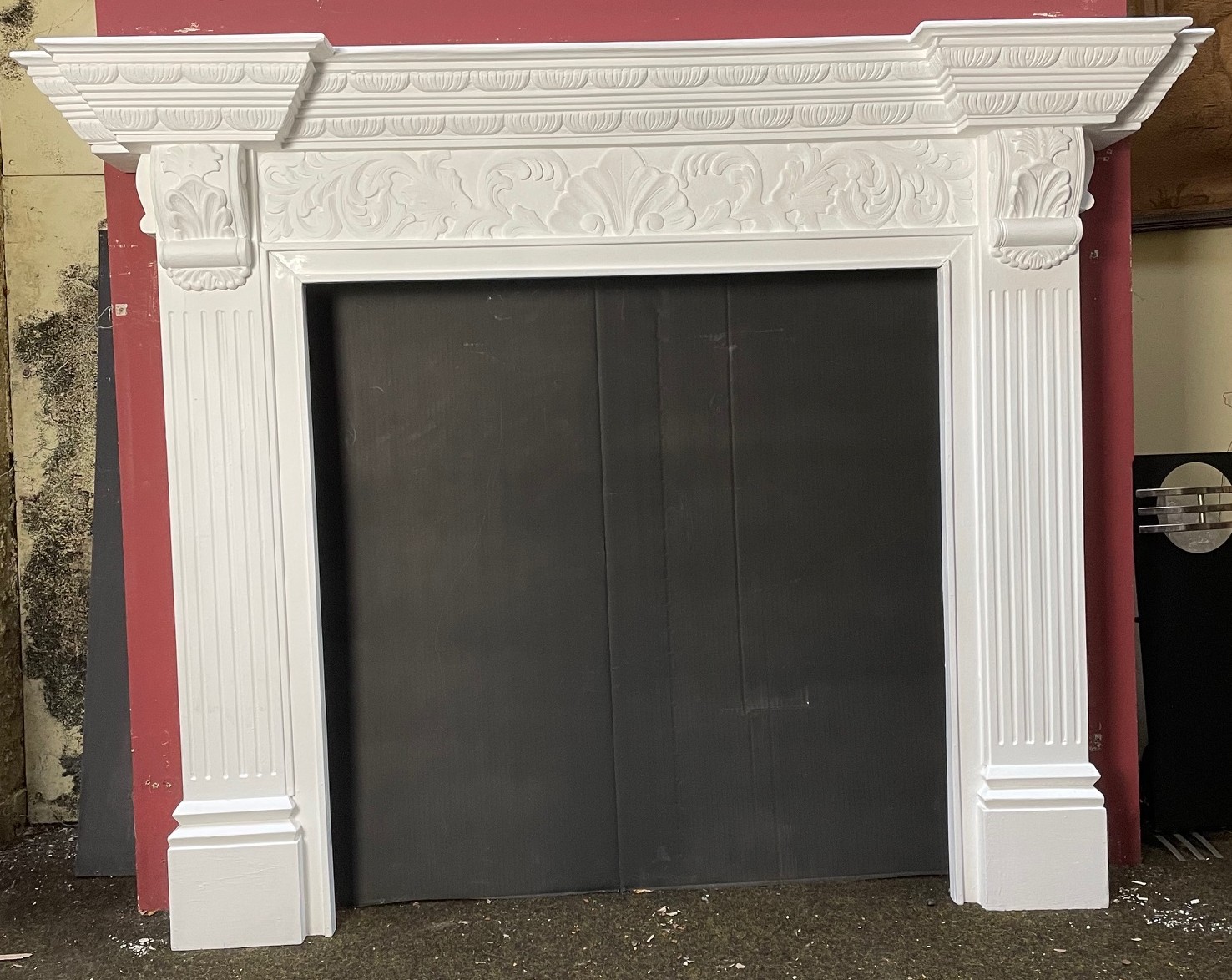 Vintage Georgian style fire surround