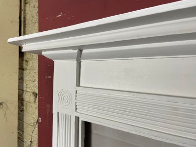 Antique Georgian Wood Fire Surround - shelf