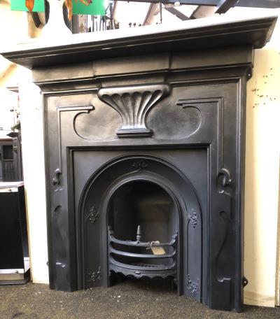 Antique Art Nouveau fire surround