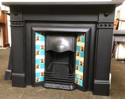 Antique Edwardian Slate fire surround