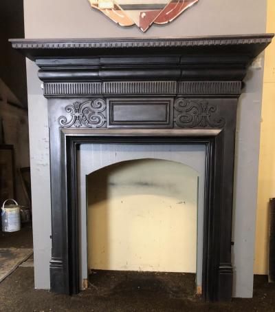 Antique Edwardian Cast Iron Surround