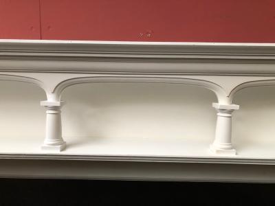 Antique Edwardian fire surround - detail