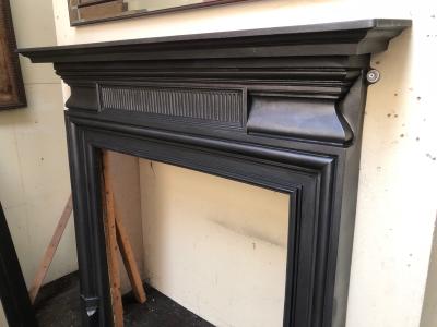 Antique Edwardian fireplace surround - shelf