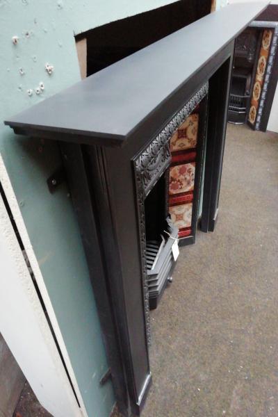 Antique Georgian Cast Iron Fire Surround - Shelf