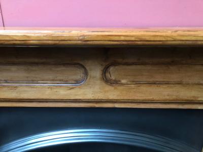 Antique Victorian rustic pitch pine - shelf