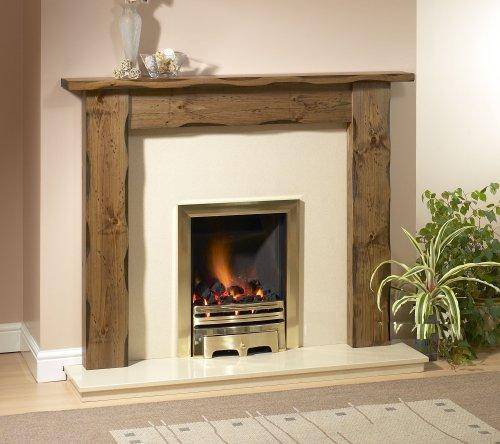 Gladstone Rustic Finished Mantel, Rustic Fireplace Surround