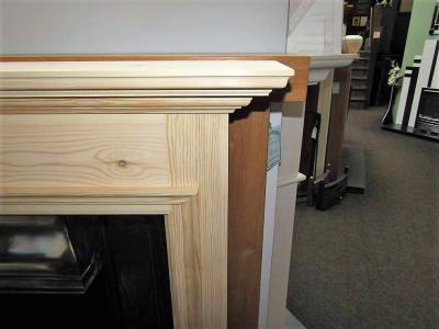 palace pine wood fireplace surround