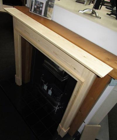 palace pine wood fireplace surround