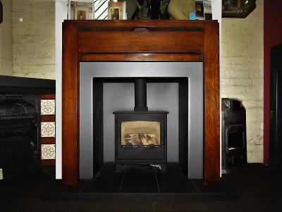 art deco fireplace