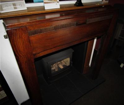 art deco fireplace