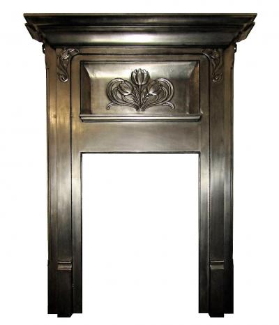 art nouveau fireplace