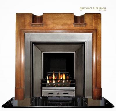 art deco fireplace