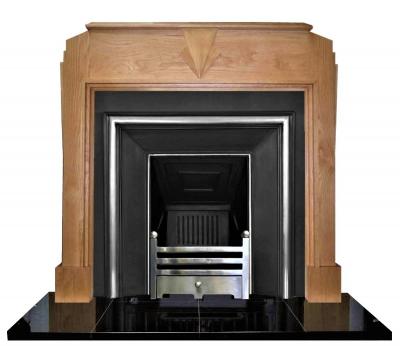 art deco fireplace