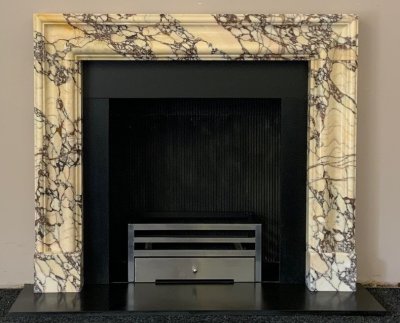 Cleeve Bolection frame in Viola marble