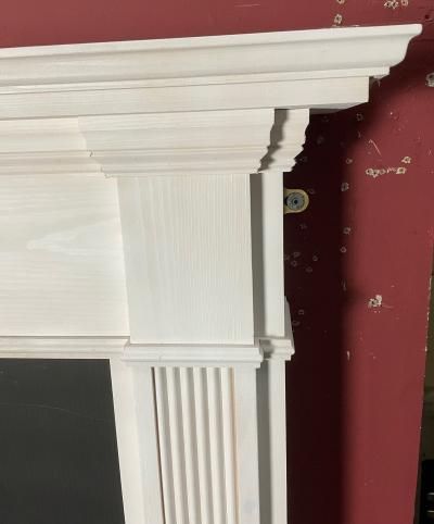 Regent Pine Wood Fire Surround - corner