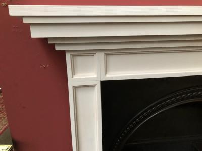 SALTMARSH - Georgian style pine fireplace surround - Corner