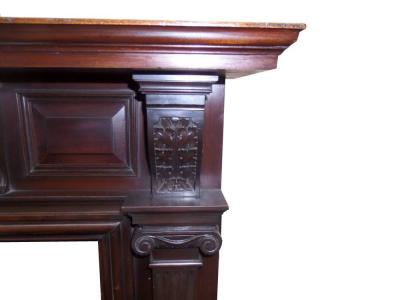 Antique Victorian Mahogany Surround