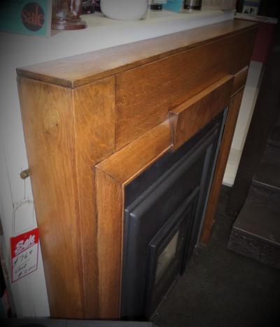 art deco stove surround