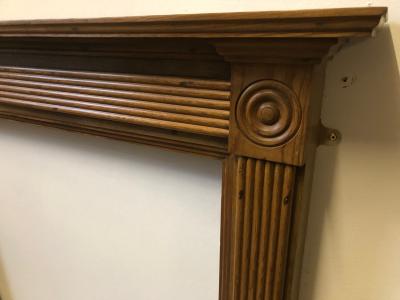 Vintage Georgian style fire surround - corner