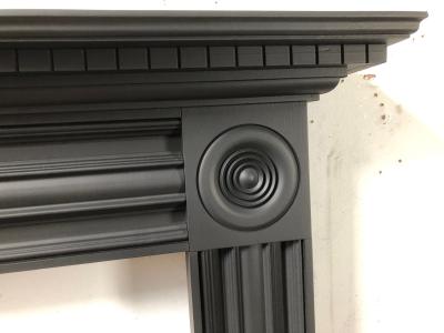 Vintage Georgian style fire surround - corner