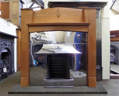 art deco fireplace