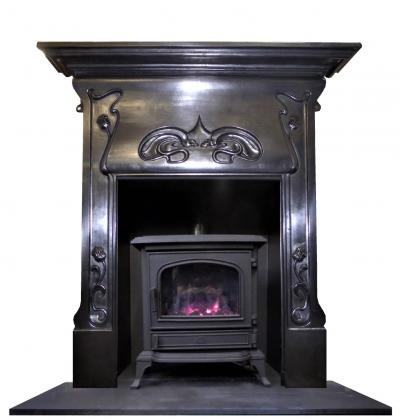 antique stove surround